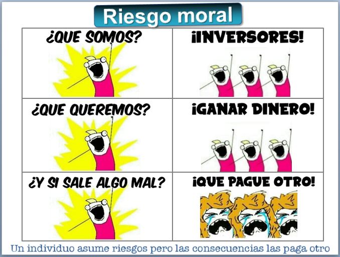 riesgo moral